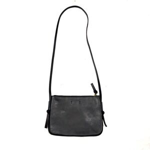 Madewell The Knotted Crossbody Bag Women's True Black Leather Adjustable Strap